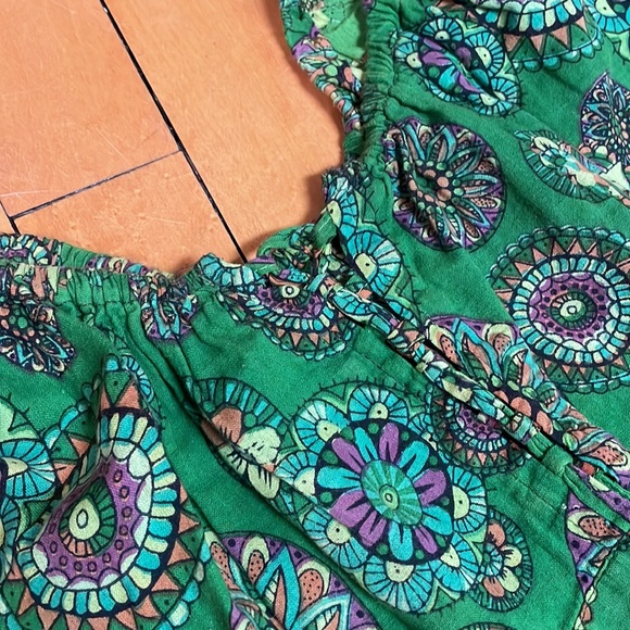 1970’s vintage full cotton circle gown - Picture 3 of 3